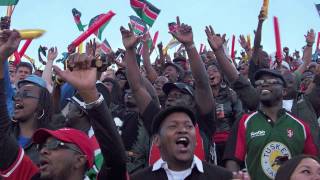 preview picture of video 'USA Sevens Rugby Las Vegas 2011 Kenya Fans At Their Best'