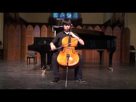 Gaspar Cassado - cello solo suite, 1st mov.