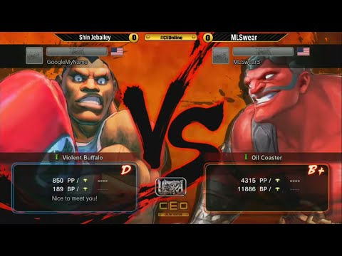 "BBR" USF4 AT CEONLINE - Shin Jebaily vs MLSwear3