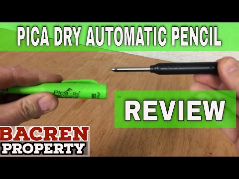 PICA Dry Automatic Pencil Review | Deep Hole Waterproof Marking tool
