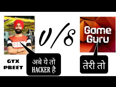 GTX PREET VS GAME GURU IN MATCH AND HE SAYS GAME GURU A HACKER || COUNTERVERSY ||
