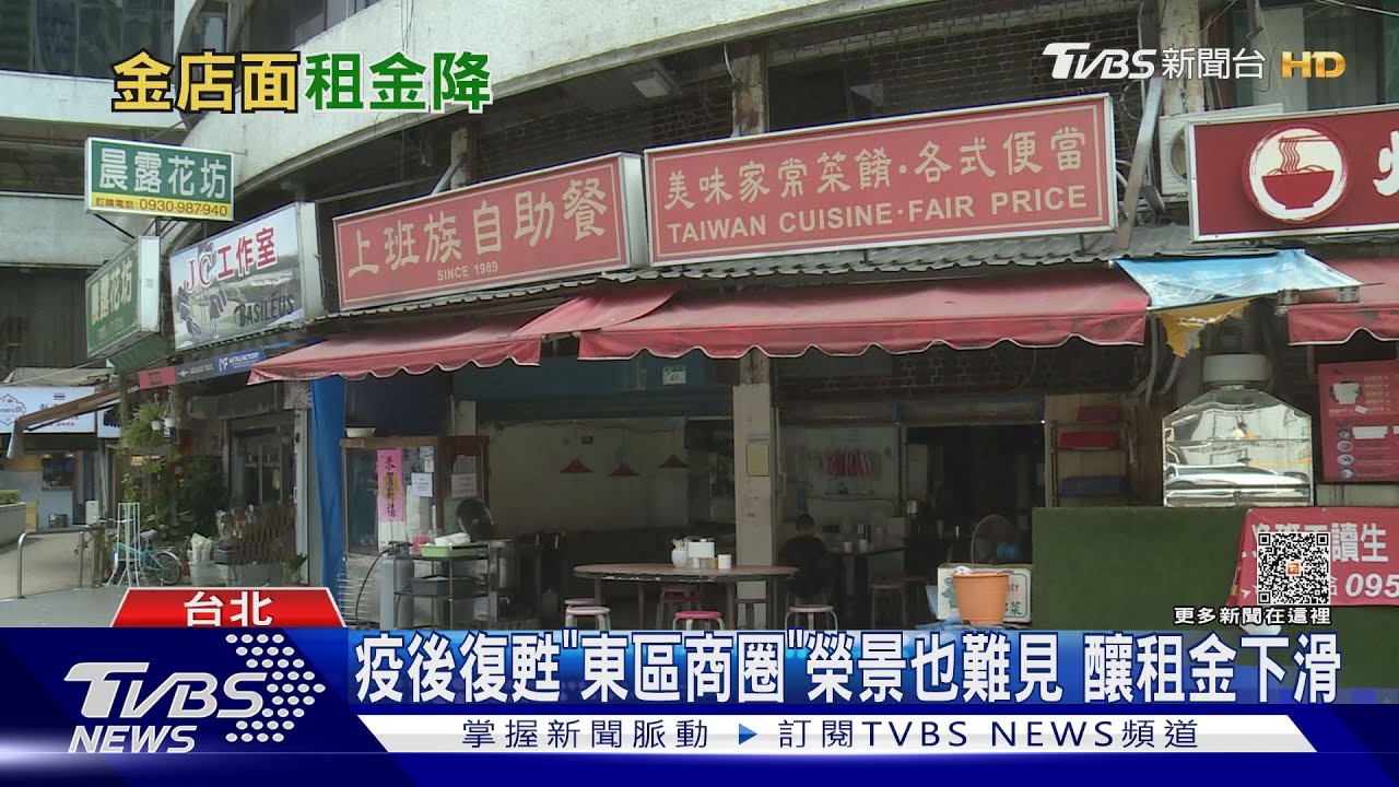 挺過疫情人潮也流失!「東區」租金未漲反降