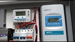 Controlador Epever Mppt e Pwm em paralelo