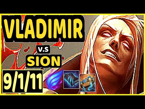 TRUKLAX (VLADIMIR) vs SION - 9/1/11 KDA TOP GAMEPLAY - EUW Ranked GRANDMASTER