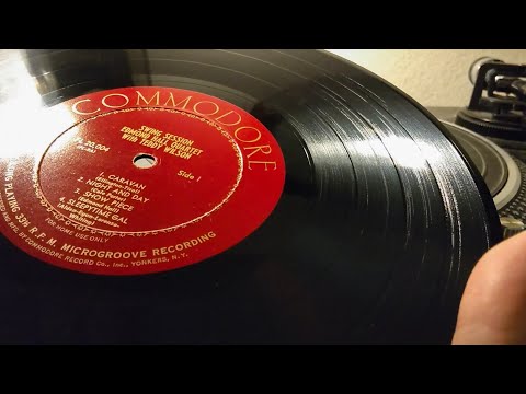 1950年 10吋LP盤 初回 Commodore – FL 20,004 - Swing Session With Edmond Hall Quartette And Teddy Wilson