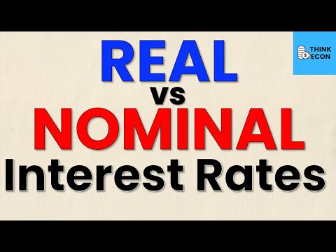 Nominal vs Real Interest Rates | Think Econ