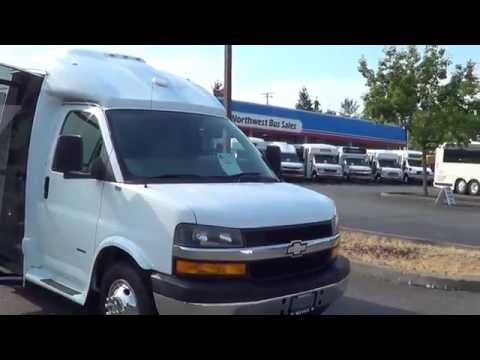Northwest Bus Sales Used 2008 Chevy Turtle Top 14 Passenger Shuttle Bus S83240