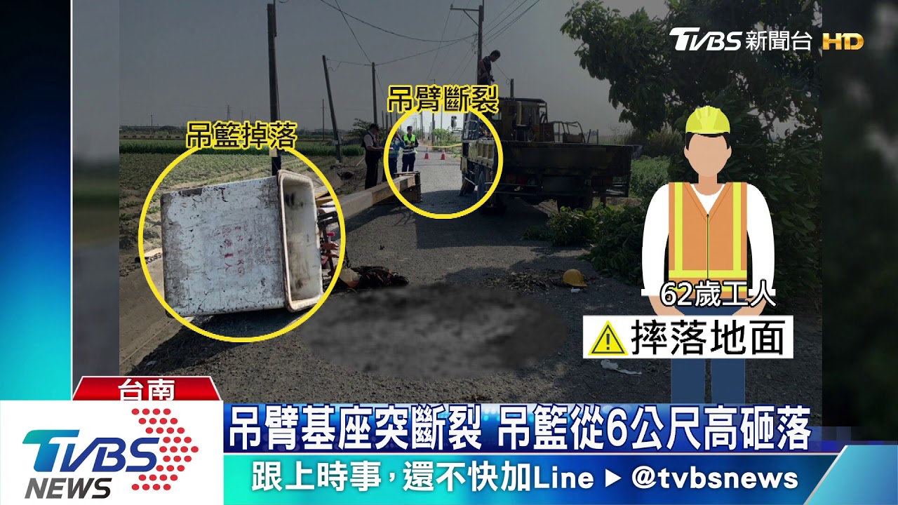 剪樹吊臂突斷裂 工人頭部遭重擊喪命