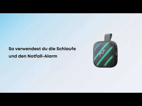 So verwendest du die Schlaufe und Notfallalarm