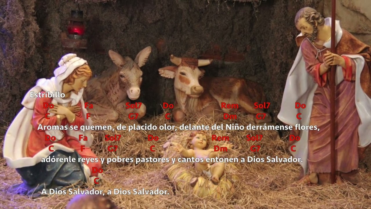 AROMAS SE QUEMEN (Tradicional) LETRA, ACORDES Y TONOS - CANCIÓN PARA EL ROSARIO NOCHE BUENA -NAVIDAD