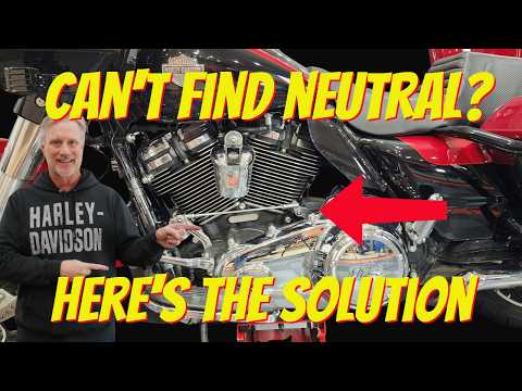 Harley Davidson Transmission Won't go Into Neutral | Simple Solution