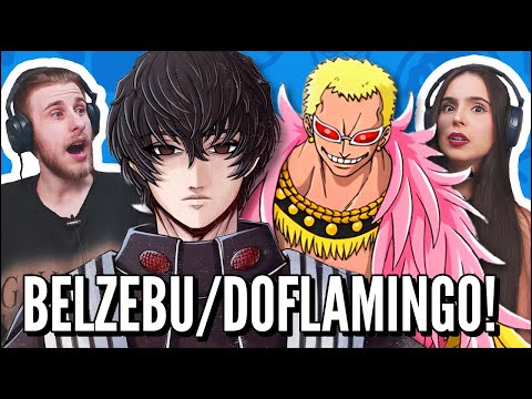 JOVENS REAGEM A M4RKIM BEELZEBUB (Shuumatsu no Valkyrie) e DOFLAMINGO (One Piece)