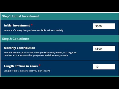 How to calculate compound interest online