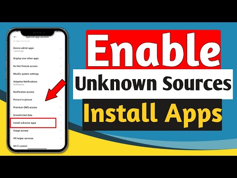 How to Enable Unknown Sources on Redmi Phones | Allow Install Unknown Apps | Redmi Settings