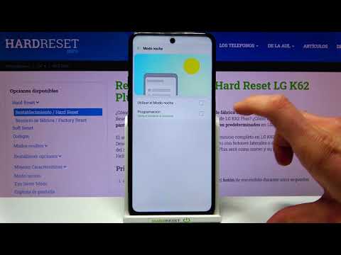 Cómo activar el modo oscuro en LG K62 Plus - tema oscuro