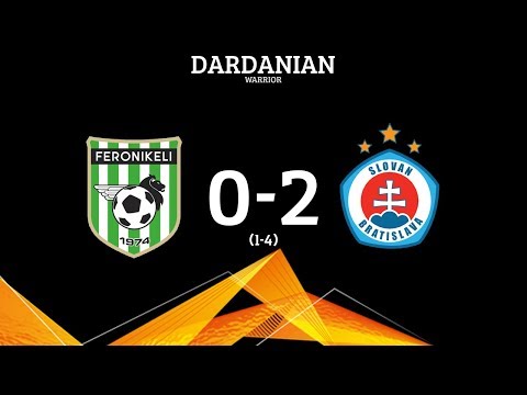 KF Feronikeli vs. SK Slovan Bratislava [0-2] Agg: (1-4) | Europa League 2019/20