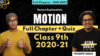 Motion Class 9 One-Shot Mazedar Full Chapter Lecture + Quiz | Class 9 Physics | Triumph Series