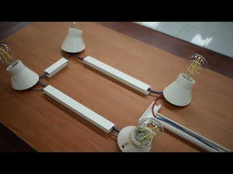 Come accendere due luci separatamente con un unico pulsante?