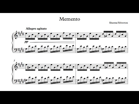 Memento by Sharma Yelverton - P. Barton, FEURICH Harmonic Pedal piano