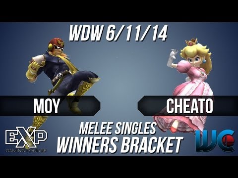WDW 6/11/14 - Moy (Falcon) vs. Cheato (Peach) Melee Singles Bracket