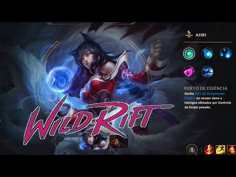 League of Legends Wild Rift Alpha Test Ahri gameplay