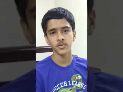 Parhit Singing French version of Jingle bell