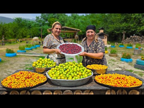 Peaceful Rural Simple Village Life - Grandma Cooking Traditional Recipes