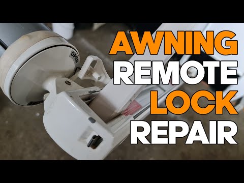 Caravan awning remote lock replacement