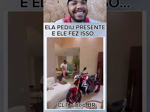 Ele realizou o sonho da CB mil e colocou dentro de casa kkk#flagra#clt#cb1000#moto #sonho#humor