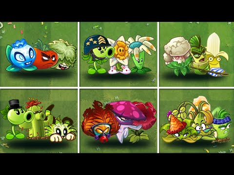 Random 6 Team 3 Plants - Which Team Plant Will Win? - PVZ 2 Plant vs Plant