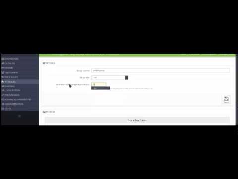 My eBay items block for PrestaShop