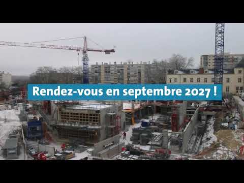 Le nouveau campus universitaire prend forme au cœur d’Orléans !
