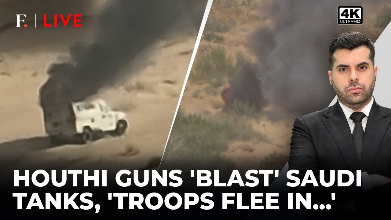 Houthis' 9-Minute Assault Video: Missiles, Gunfire Fury Blow Up Saudi Forces| Firstpost Live| 4K