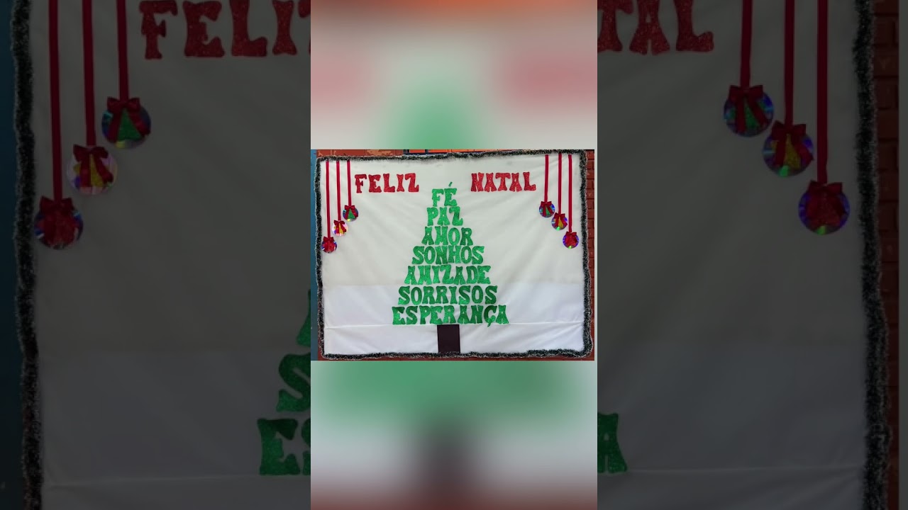 Mural De Natal Educação Infantil