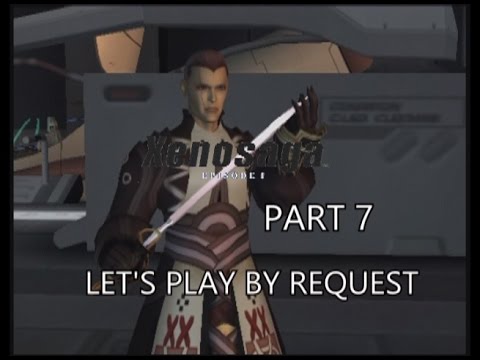 **BLIND** Let's Play Xenosaga Ep 1 Part 7 - MOMO & Ziggy
