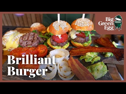 , title : 'Cheeseburger | 'Brilliant Burger' | Big Green Egg Live Stream nr 23'