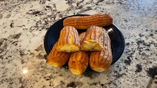 Easy custard Filled Eclair’s