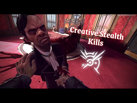 Dishonored Creative Stealth Kills High Chaos [House of Pleasure] PC 60fps