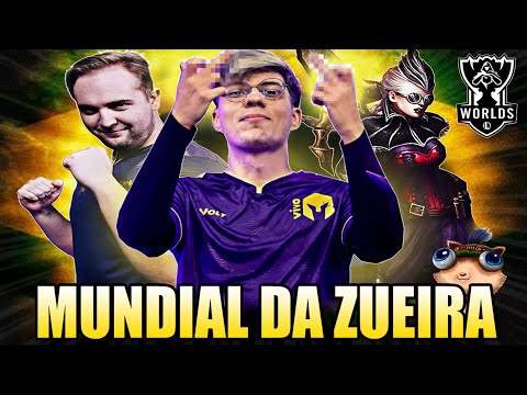 O DIA QUE O BRASIL QUEBROU A MALDIÇÃO DE 10 ANOS  - MUNDIAL DA ZUEIRA | Worlds 2025