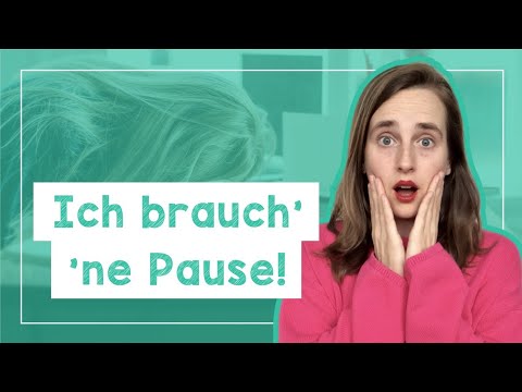 How to Say "I need a break!" in German + LISTENING Practice - A2