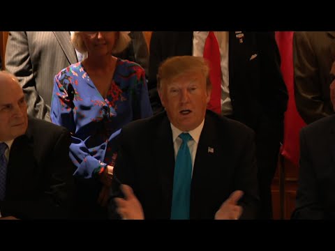 President Donald Trump is turning a roundtable with supporters in San Antonio, Texas, into a forum for venting about illegal immigration and safety concerns on the border. Trump says people in border states are living in tremendous danger. (April 10)