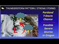 Oregon Severe T-Storms Possible, Portland Thunder Chance Tonight!