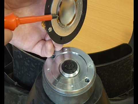 How to repair a Compression Driver on a Disco Speaker