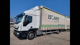 Camion cu prelata culisanta IVECO ML 140 E28 de vânzare + remorcă cu prelată cortina - Imagine 4 | Autoline RO Camion cu prelata culisanta IVECO ML 140 E28 + remorcă cu prelată cortina | Imagine 4 - Autoline