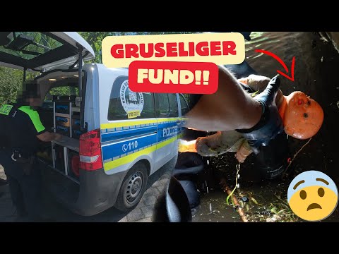 POLICE CALL due to CREEPY FIND!!😳😨 / On a TREASURE HUNT while MAGNET FISHING