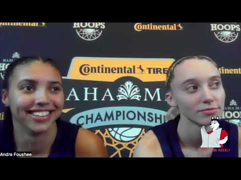 Azzi Fudd & Paige Bueckers: UConn women's basketball postgame zoom (Ole Miss) - 11/27/24
