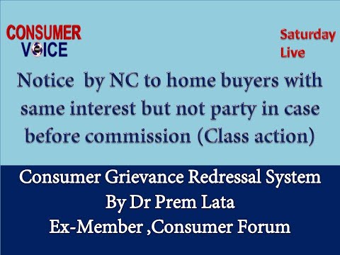 Notice by NC to home buyers with same interest but not party in case (Class action)