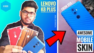 Give your smartphone a new look with mobile skin | lenovo k8 plus skin | wrapcart[ Hindi ]