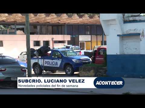 Marcos Juárez: Novedades policiales del fin de semana