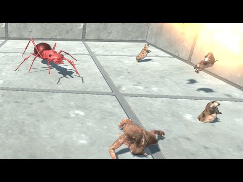 WILD BOAR ARMY & GREAT BULLDOG ANT vs EVERY UNIT   Animal Revolt Battle Simulator